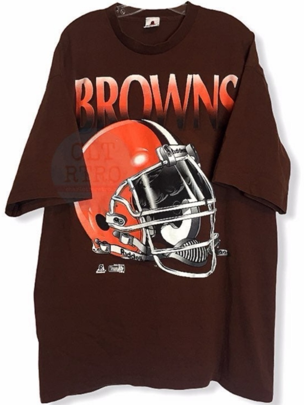 1994 Clevelans Browns Single Stitch Tee • Riddell • USA